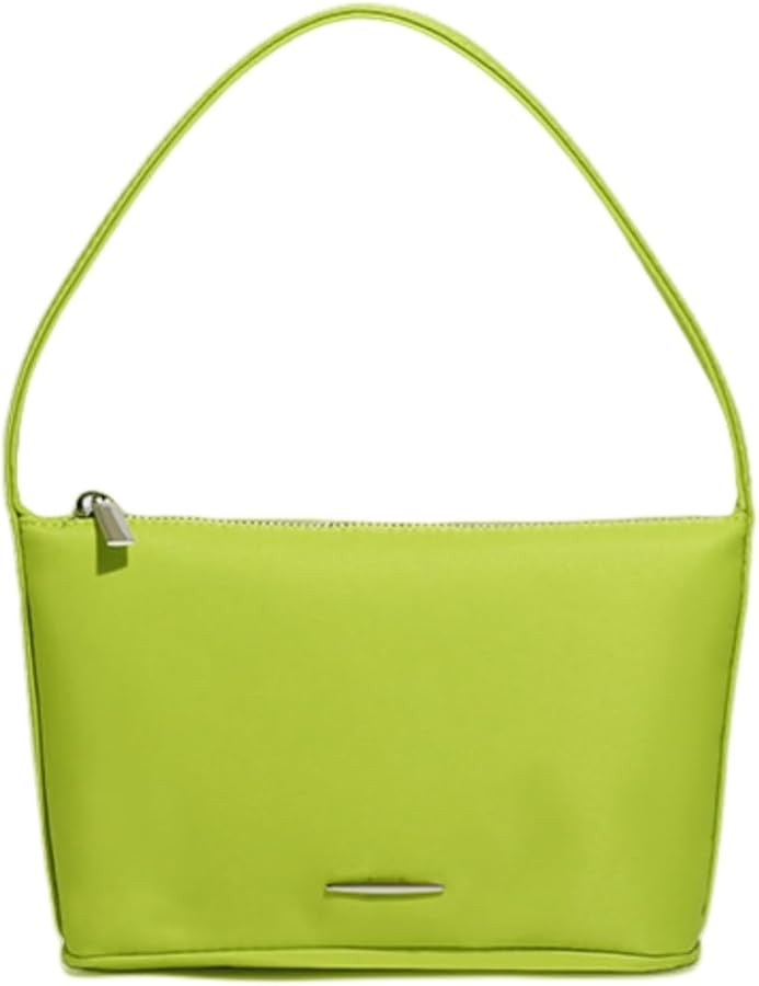 Nylon Shoulder Bag for Women Trendy Handbag and Purses Convenient Hobo Bag Clutch Totes with Zipp... | Amazon (US)