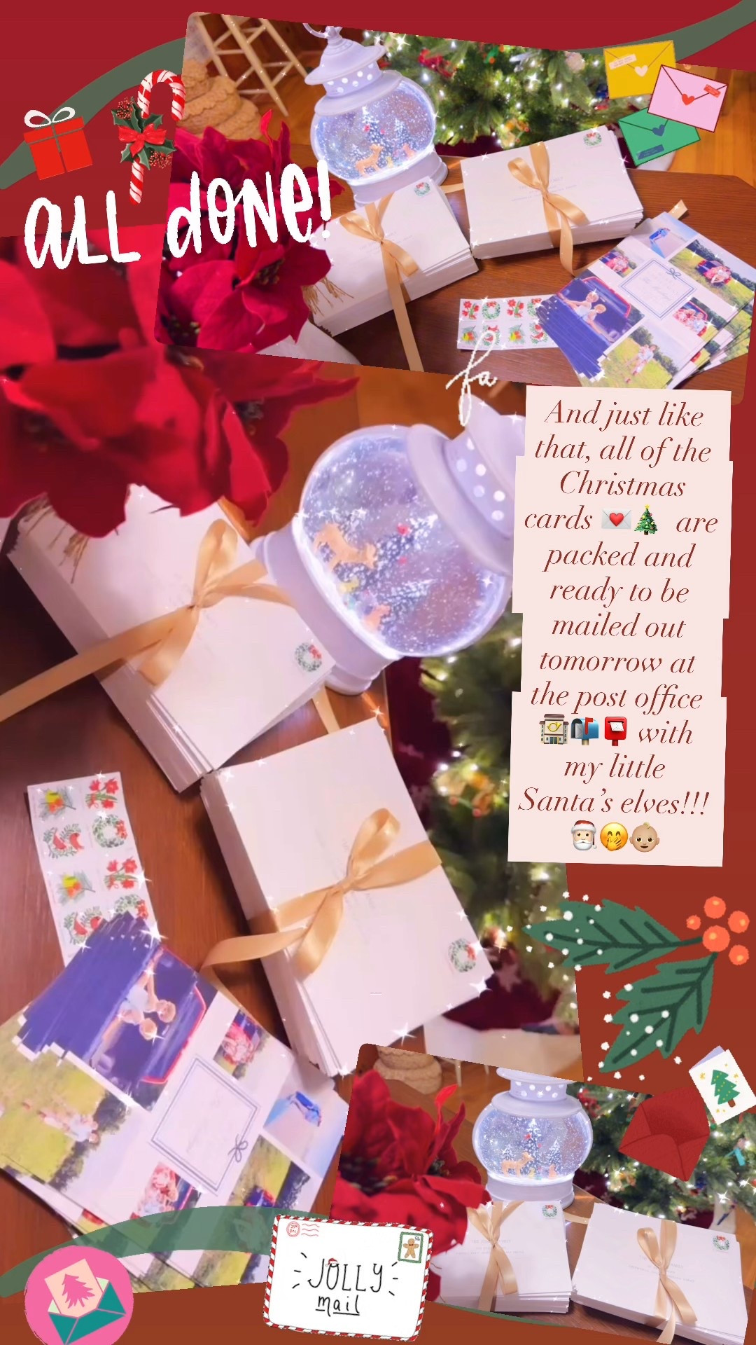 And just like that, all of the Christmas cards 💌🎄  are packed and ready to be mailed out tomorrow at the post office 🏤📬📮 with my little Santa’s elves!!! 🎅🏻🤭👶🏼

#LTKHoliday