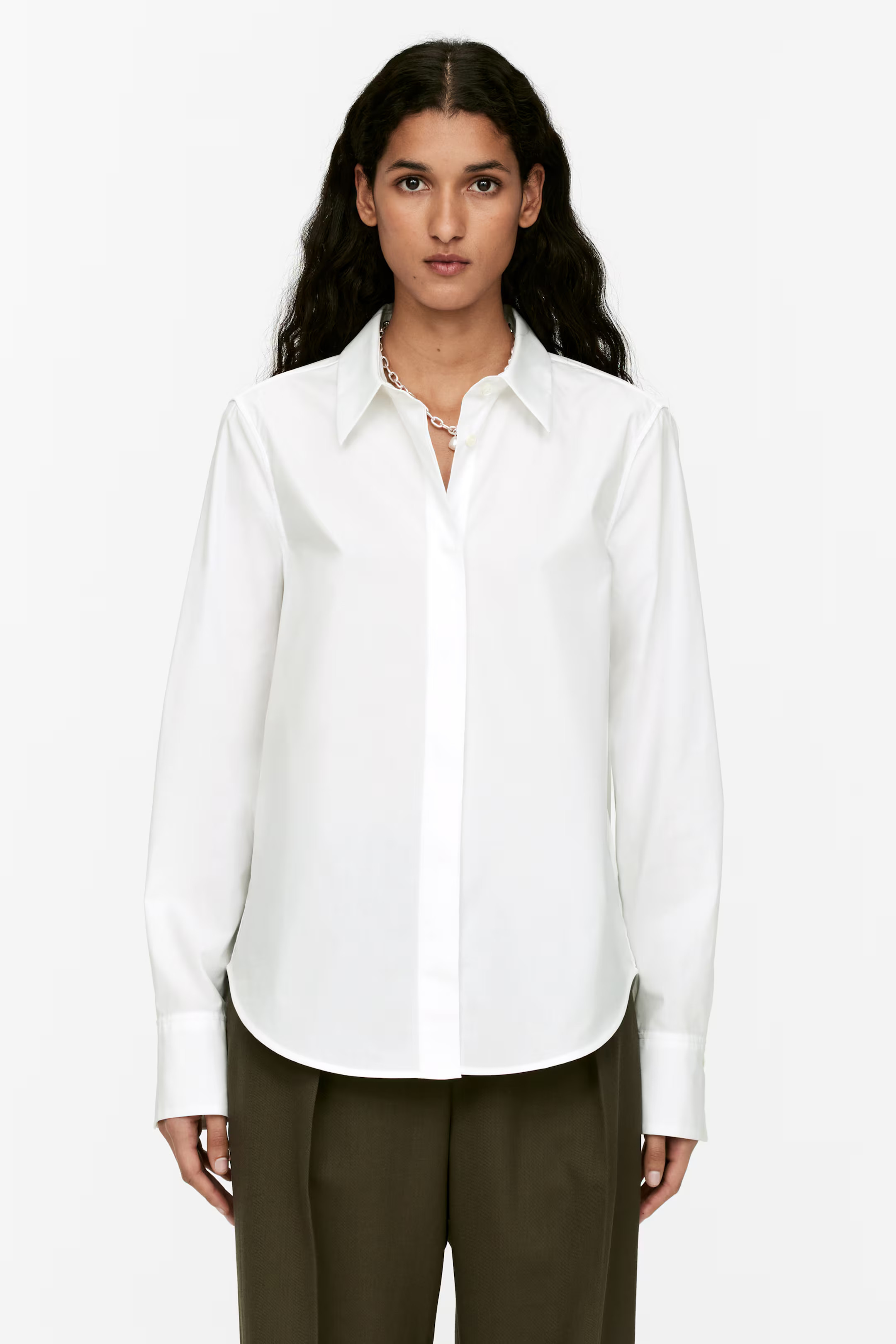 Regular-Fit Poplin Shirt | H&M (UK, MY, IN, SG, PH, TW, HK)