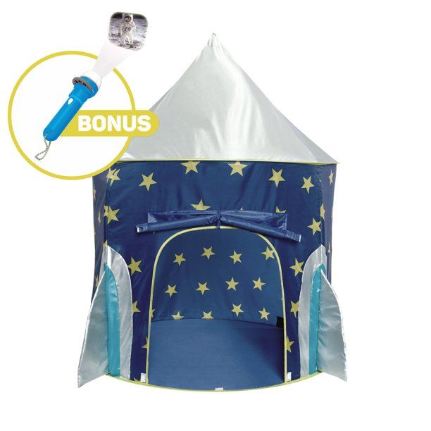 USA Toyz Rocket Ship Child Cloth Play Tent for Indoor and Outdoor (Unisex) | Walmart (US)