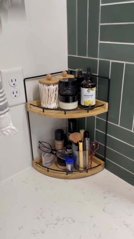 Watch my bathroom corner transform with this versatile 2-Tier Corner shelf from Amazon. Not only did it maximize my counter space, but its blend of wood and metal fits seamlessly into our home decor. Perfect for bathrooms, kitchens, bedrooms, and dressers too. And guess what? It’s on sale 🎉

#organization #storage #beauty #amazonfinds #spacesaver 

#LTKhome #LTKfindsunder50 #LTKsalealert