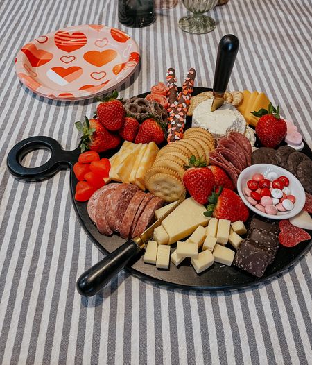 This black charcuterie board is such an amazing #amazonfind! Comes with some great accessories and is packaged up as such a nice gift  

#LTKhome