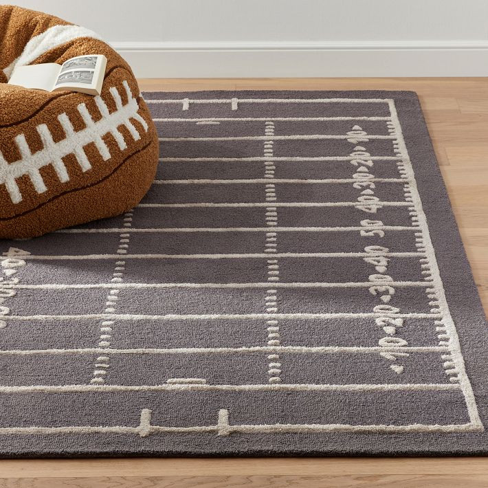 Touchdown Wool Rug | Pottery Barn Teen
