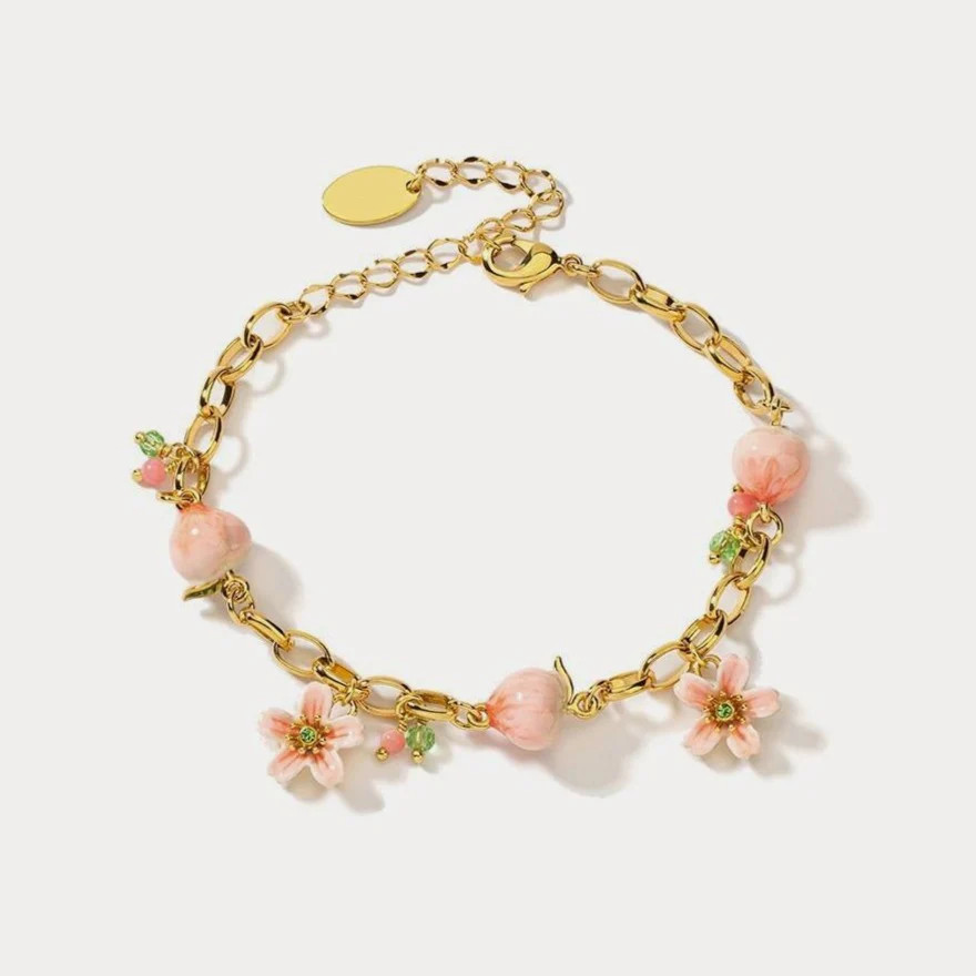 Peach Blossom Bracelet | Selenichast