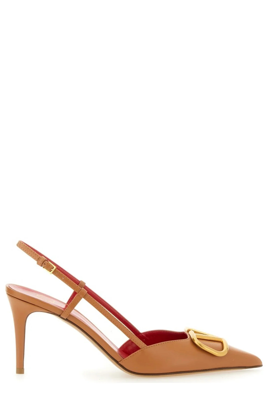 Valentino VLogo Signature Pointed Toe Slingback Pumps | Cettire Global