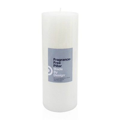 Unscented Pillar Candle White - Made By Design™ | Target