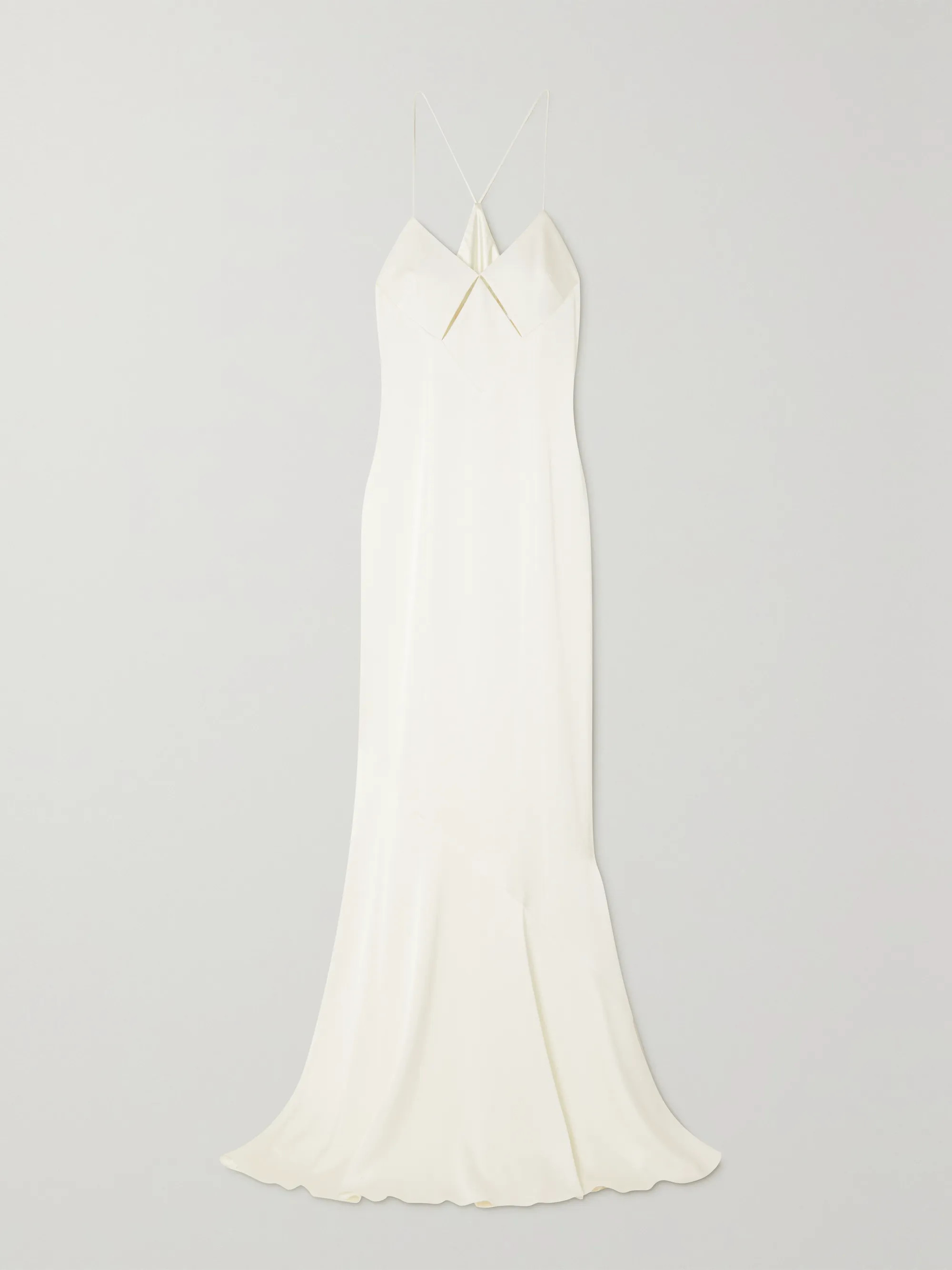 Cutout satin gown | NET-A-PORTER (US)