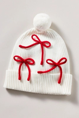 Beach Riot 3D Bow Beanie | Anthropologie (US)