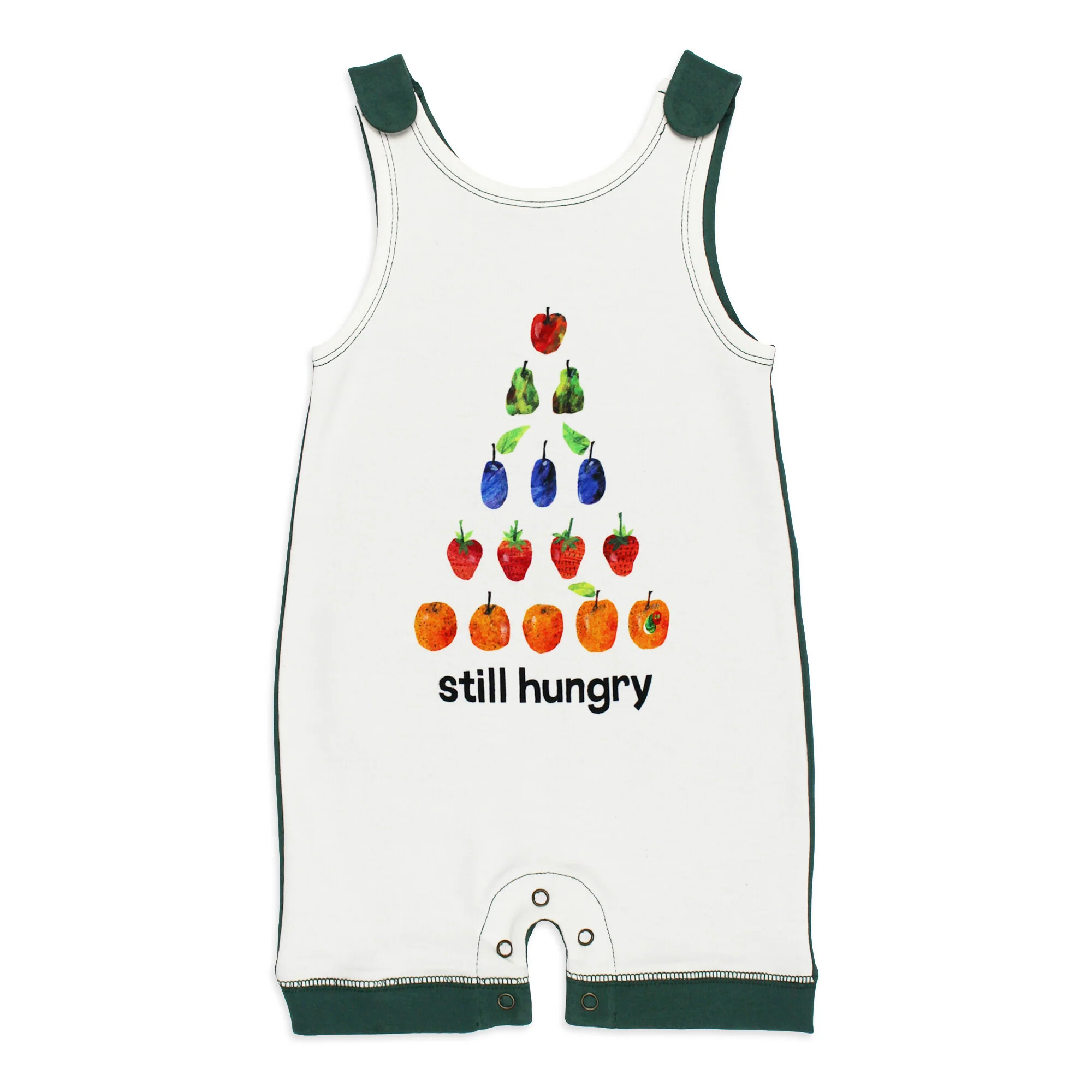 Organic Sleeveless Romper in Still Hungry | L'ovedbaby