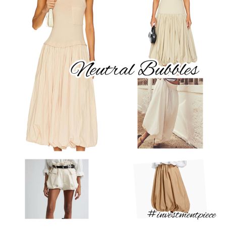 On trend and oh so chic?! Bubble skirts (and dresses!) in neutrals. The perfect fit for summer- style with lace up sandals and you’re so so chic #investmentpiece 

#LTKOver40 #LTKSeasonal #LTKStyleTip