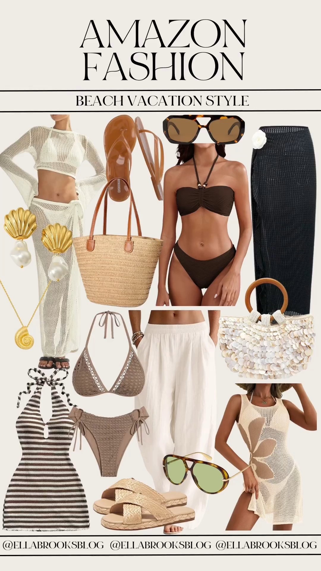 Amazon beach vacation style!

Amazon fashion, beach vacation, vacation outfit, rosette swimsuit, crochet dress, Amazon vacation outfit, beach bag, beach accessories

#LTKTravel #LTKSeasonal #LTKootd