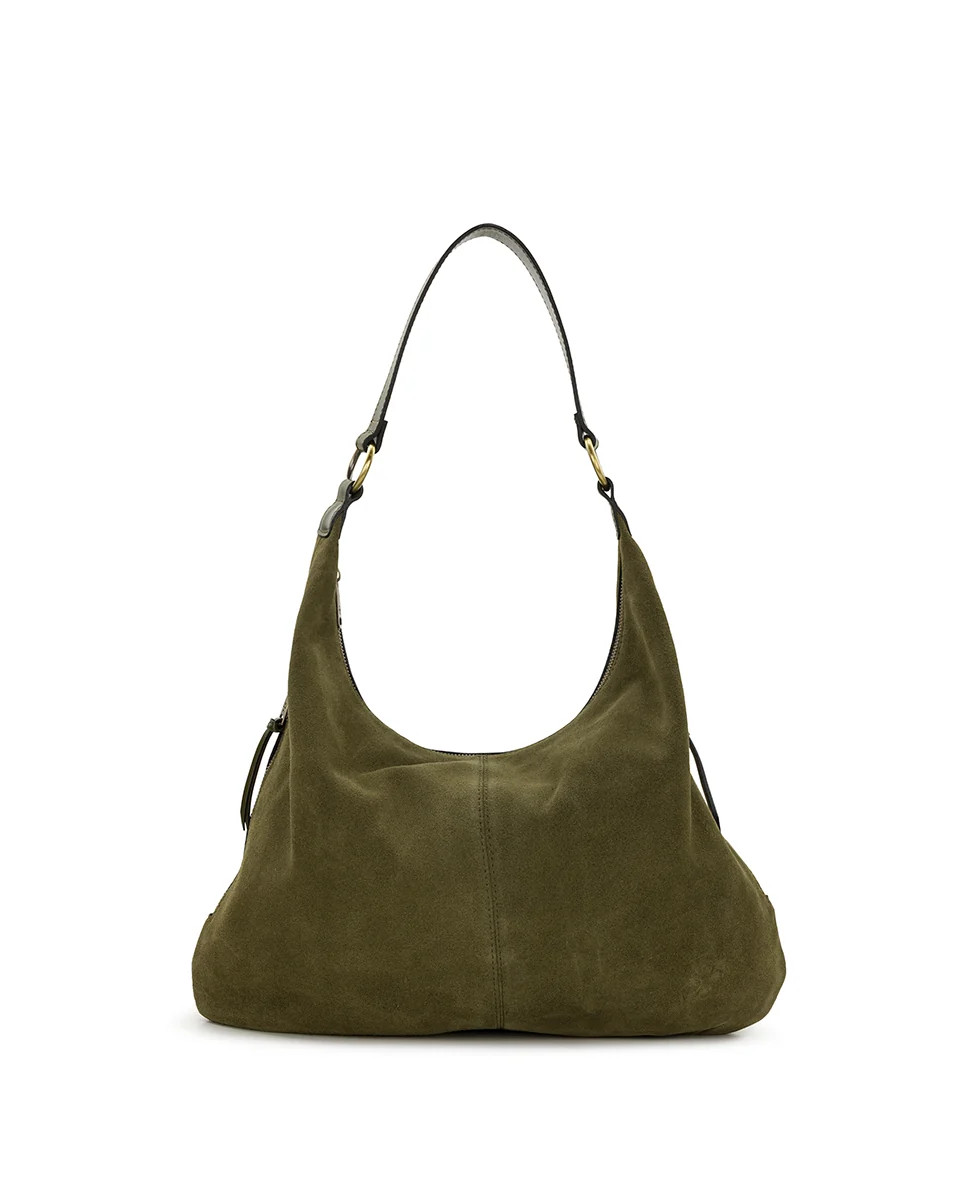 Esther Hobo | Suede Leather | Olive | Patricia Nash Designs