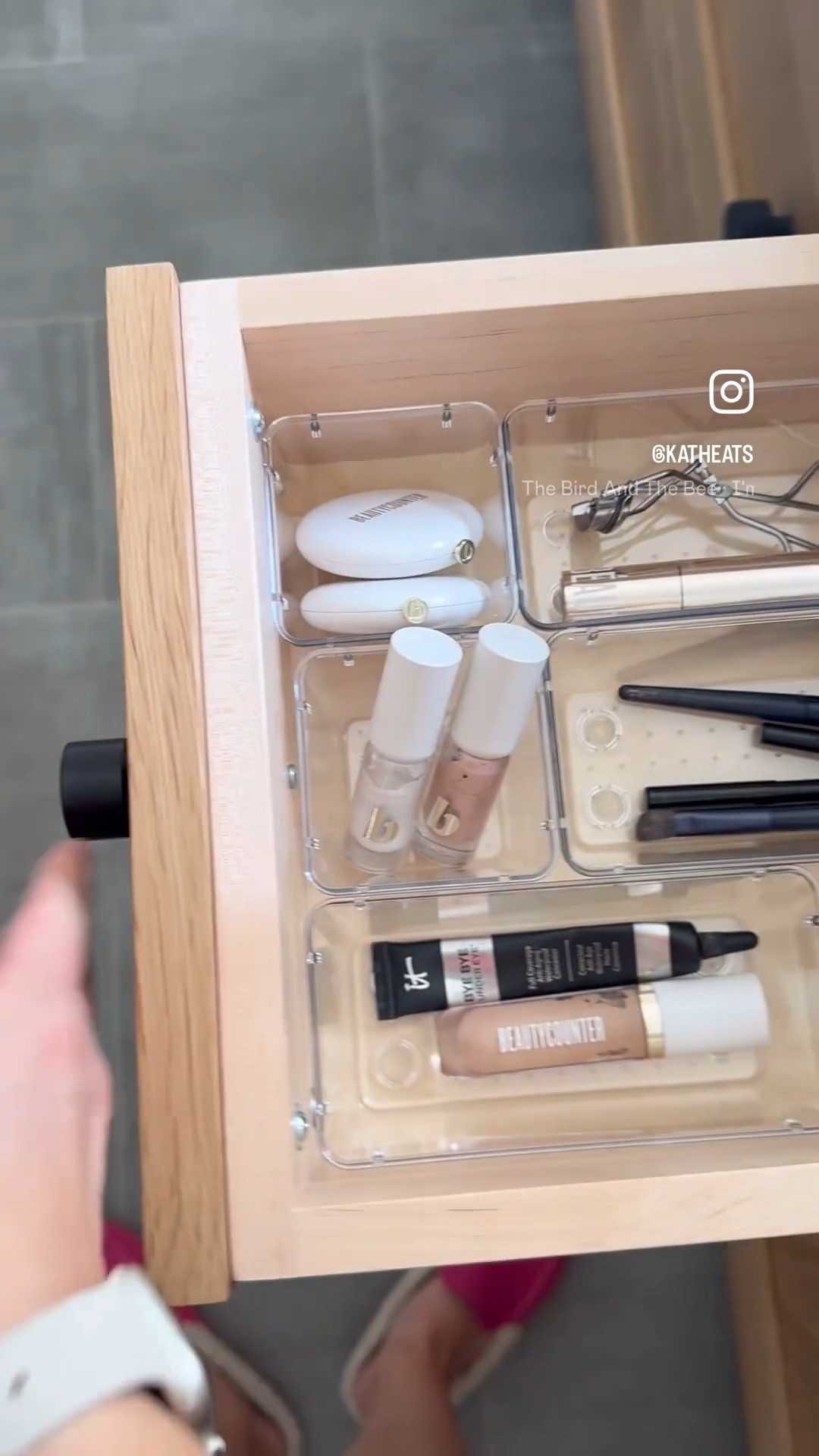 Organize with me! Goodbye messy makeup bag. Hello pretty organization! These clear drawer organizers from Amazon are so perfect for a bathroom drawer. They come in different sizes, fit together in a nice grid, have grippy feet so they don’t slip, and are a neutral non distracting clear. They’re also $17 for a large set. I bought two and just got another for our kitchen junk drawer!  #organize #organizewithme 

#LTKbeauty #LTKhome #LTKunder50