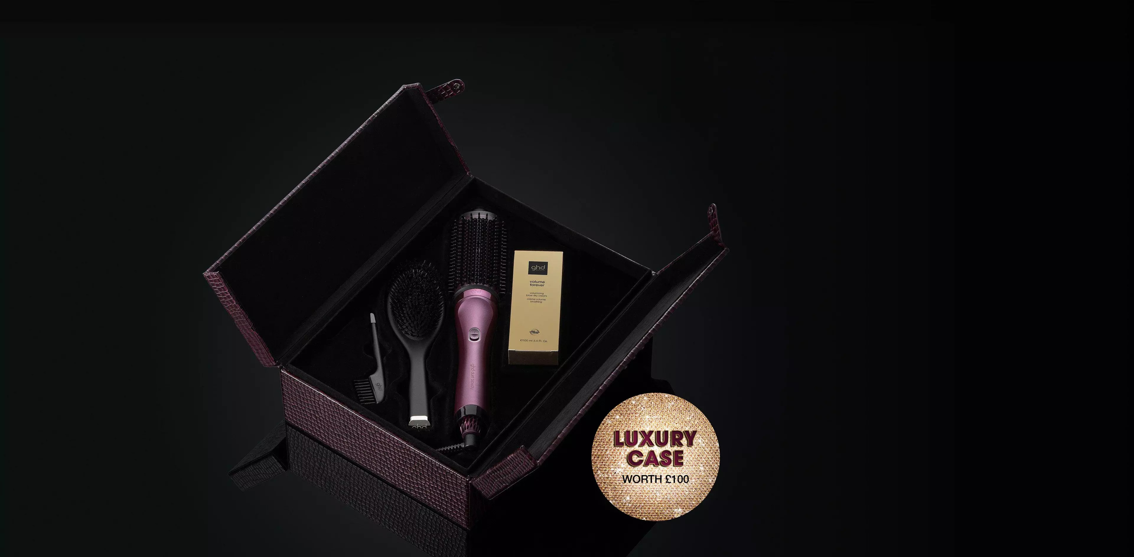 New ghd Duet Blow Dry Festive Gift Set In Cherry Chic | ghd® Official Website | ghd (UK)