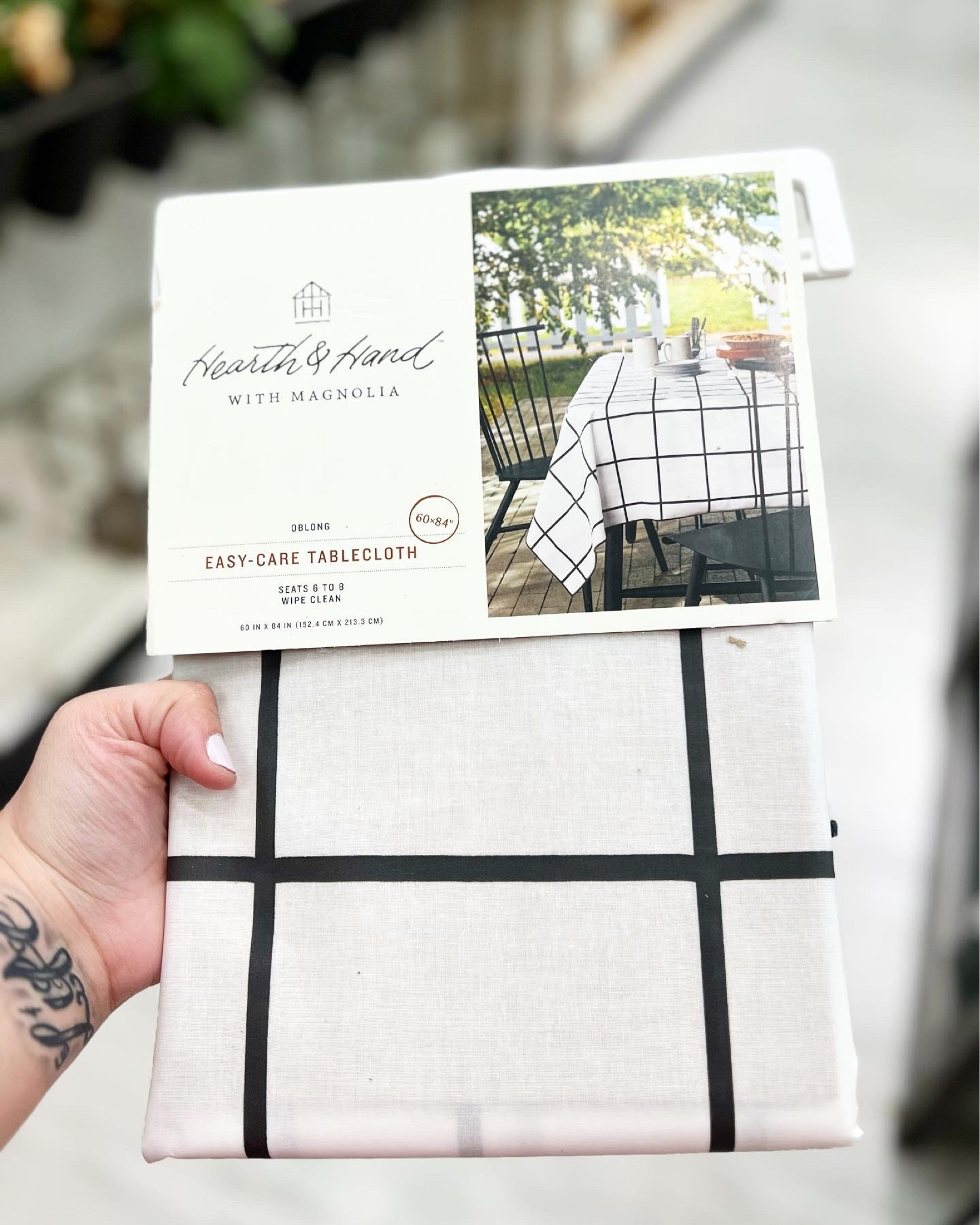 Hearth and hand with Magnolia easy clean tablecloths for indoors or outdoors o

#LTKunder50 #LTKhome #LTKSeasonal