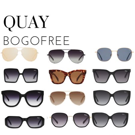 Quay BOGO free! Sunglasses. Sale. Summer. Beach 

#LTKsalealert #LTKFind #LTKstyletip