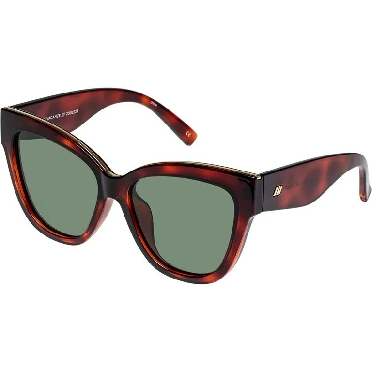 Le Specs Womens Le Vacanze Sunglasses, Toffee Tort/Gold, One Size | Walmart (US)