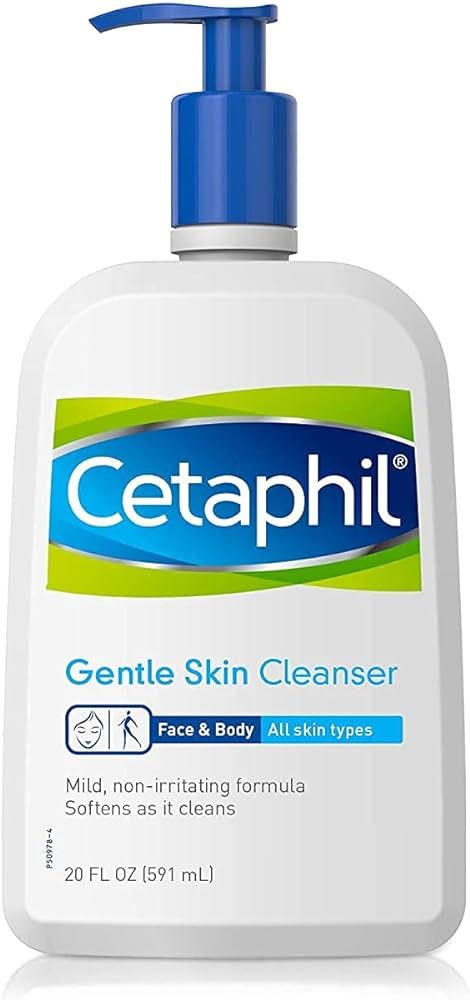 CETAPHIL Gentle Skin Cleanser 20 Fl Oz, Hydrating Face Wash & Body Wash, Ideal For Sensitive, Dry... | Amazon (US)