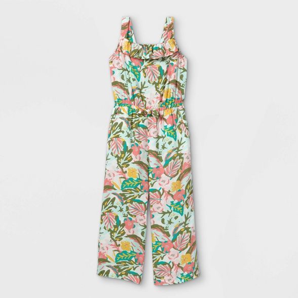 Girls' Woven Sleeveless Jumpsuit - Cat & Jack™ | Target