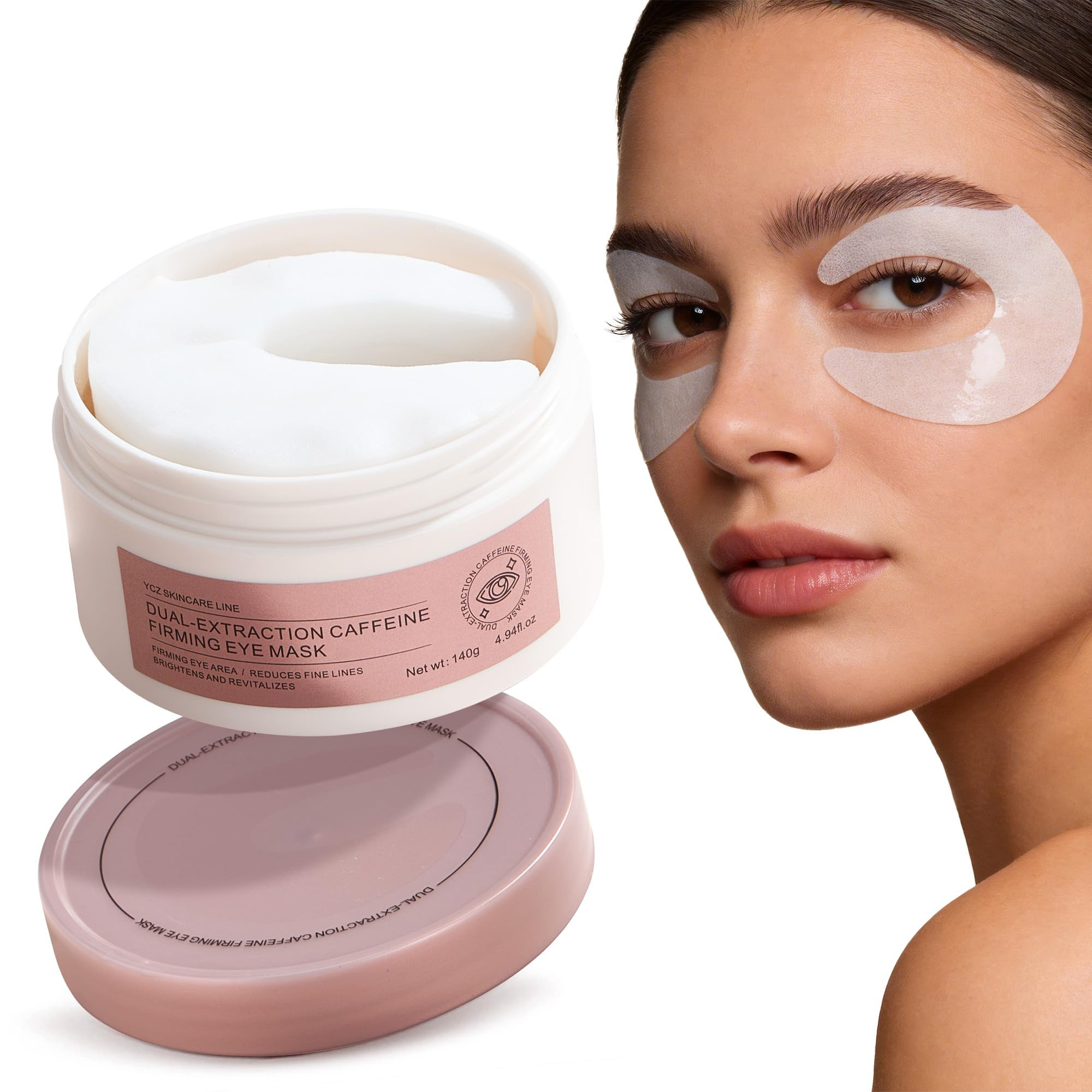 Ycz Under Eye Patches (60 ct) – Caffeine Eye Masks for Puffy Eyes, Dark Circles & Fine Lines, H... | Amazon (US)