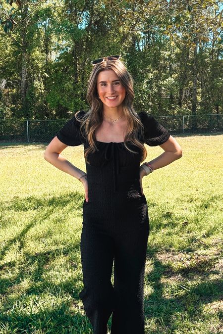 i’ve shown this jumpsuit before, but i love it so much i have to share again! 
so comfy and cute! it’s so easy to throw on and still look put together and like you tried! 
i’ve also worn it to work multiple times!!

jumpsuit | work | errands | easy outfit | staple | black 

#LTKworkwear #LTKstyletip #LTKfindsunder50
