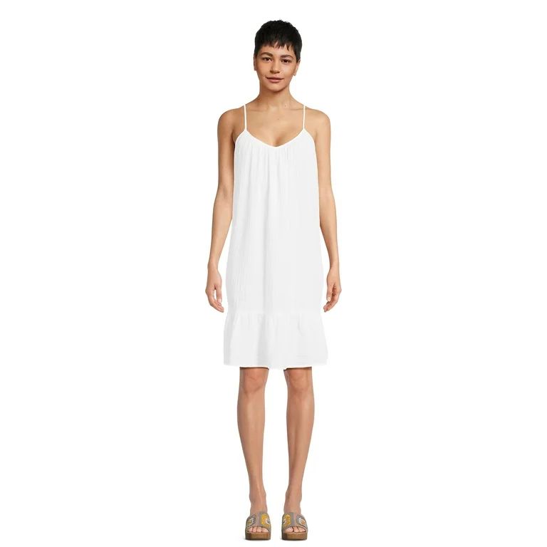 Time and Tru Women's Spaghetti Strap Mini Dress XS-XXXL | Walmart (US)