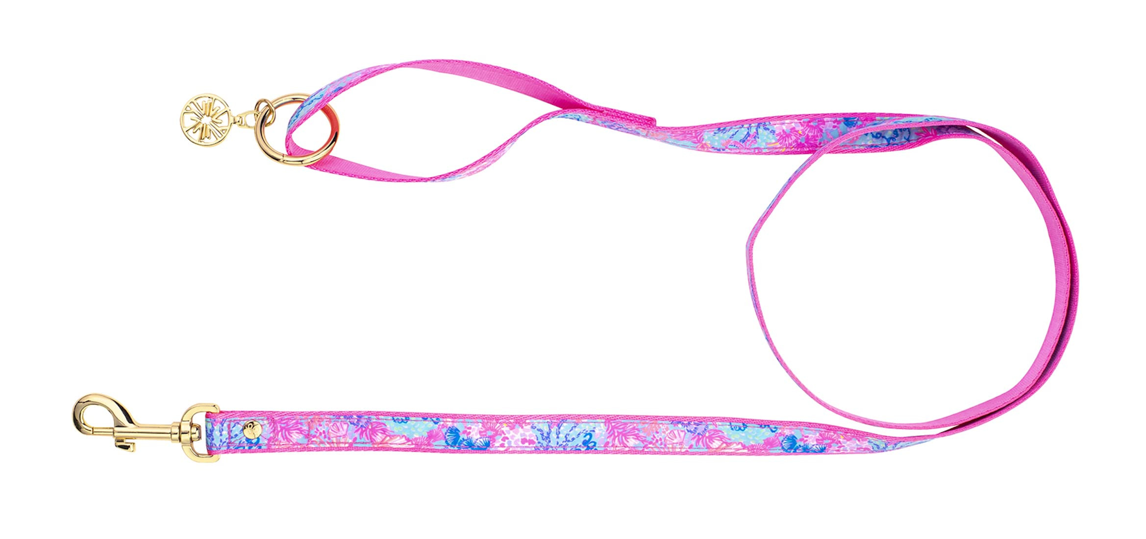 Lilly Pulitzer Cute Dog Leash with Handle Loop, Long Walking Lead, Splendor in The Sand (S/M) | Amazon (US)