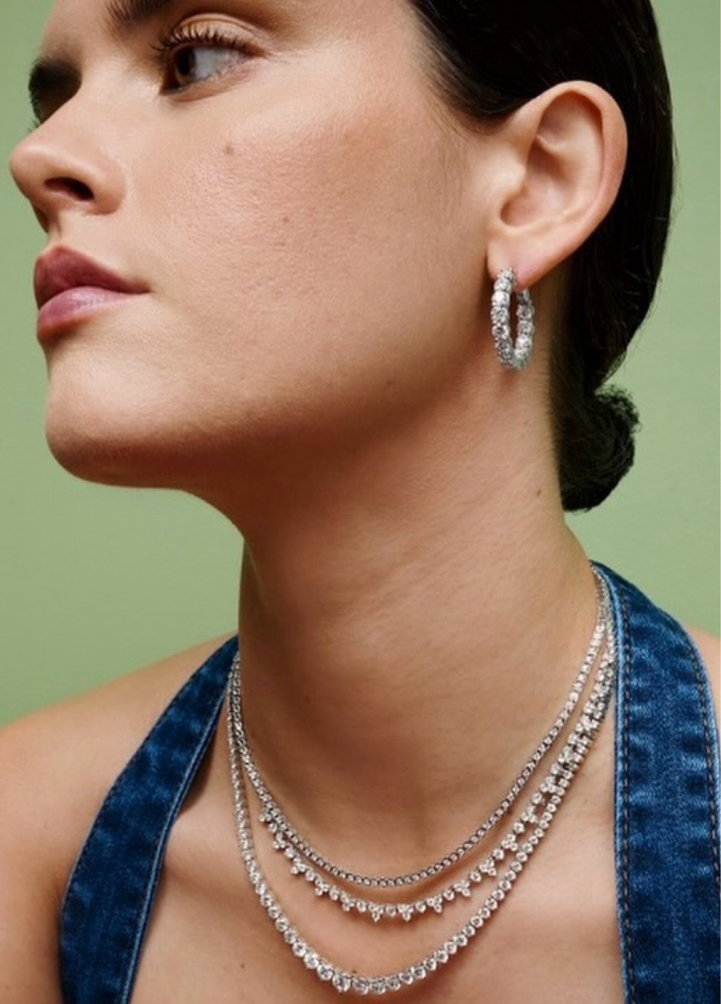 30% off! Layered diamond tennis necklaces and diamond hoops included!

Fine jewelry
Tennis bracelet
Line necklace
White gold
Denim halter dresss
Lab grown
Lab-grown
#sakspartner
#saksteam


#LTKWedding #LTKSaleAlert #LTKStyleTip