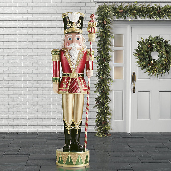 9 ft. LED Giant Nutcrackers | Frontgate