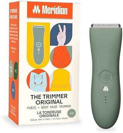 MERIDIAN The Trimmer Original - Body Hair Trimmer for Men, Electric Shaver for Pubic Hair, Chest,... | Amazon (US)