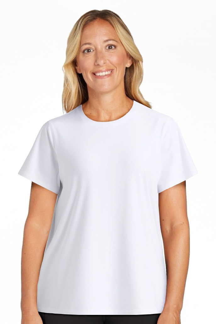 Athletic Works Women's and Women's Plus ButterCore Tee with Short Sleeves, Sizes XS-4X | Walmart (US)