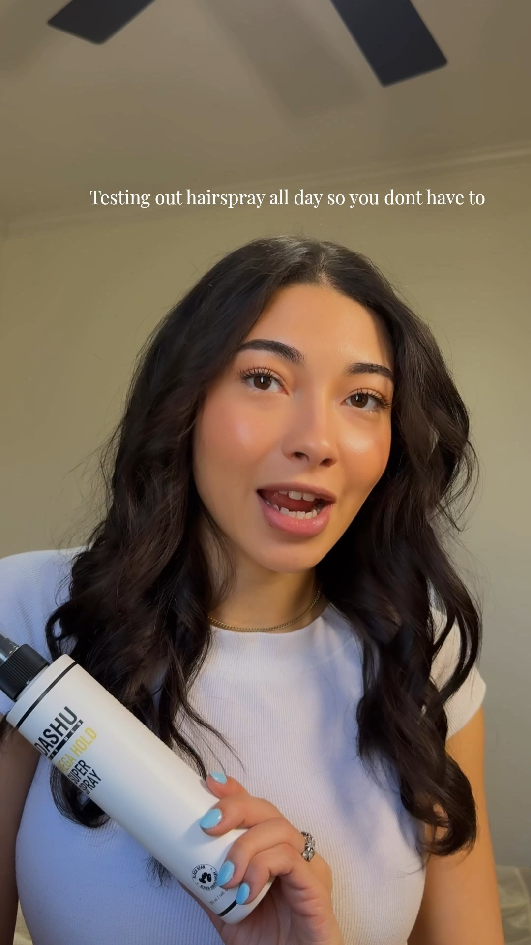 This hair soray is budget friendly and gets the job done! I love this unisex product and it will become a staple in my routine. So may ask what I use to curl my hair and I use my blowout brush first by L’ange then I use the beach waver curl iron in the 2in barrel  