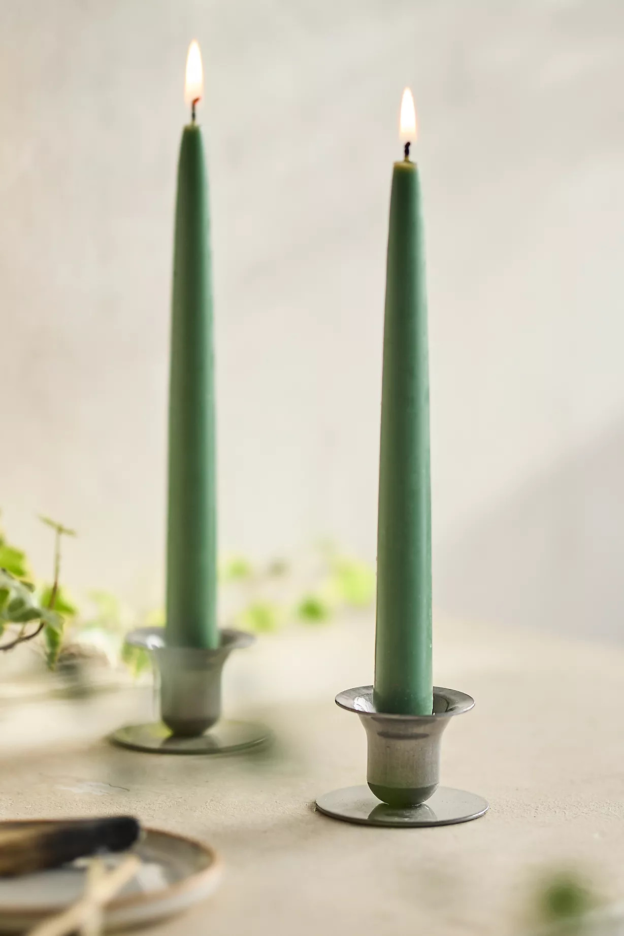 Kunst Bell Taper Holders, Set of 2 | Anthropologie (US)