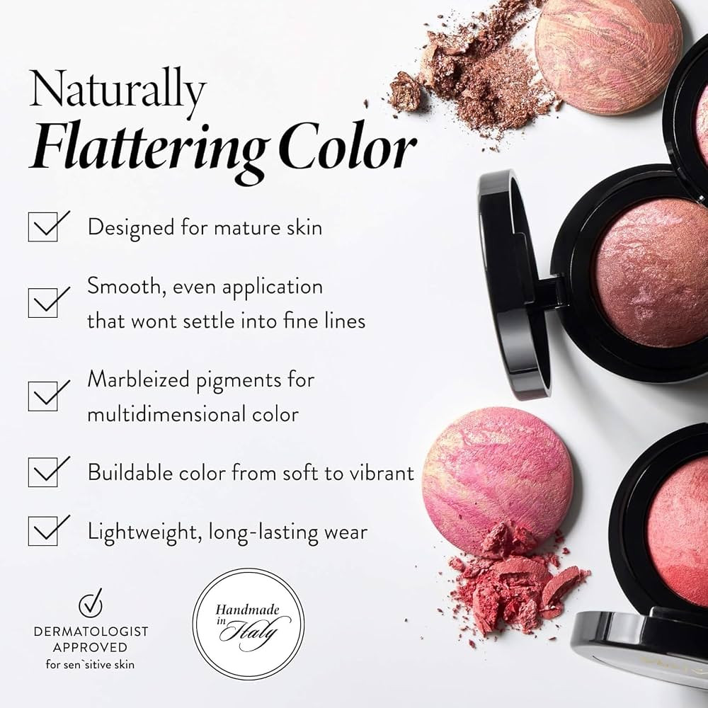 LAURA GELLER NEW YORK Baked Blush-n-Brighten Baked to Go - Tropic Hues - Travel Size Blush | Amazon (US)