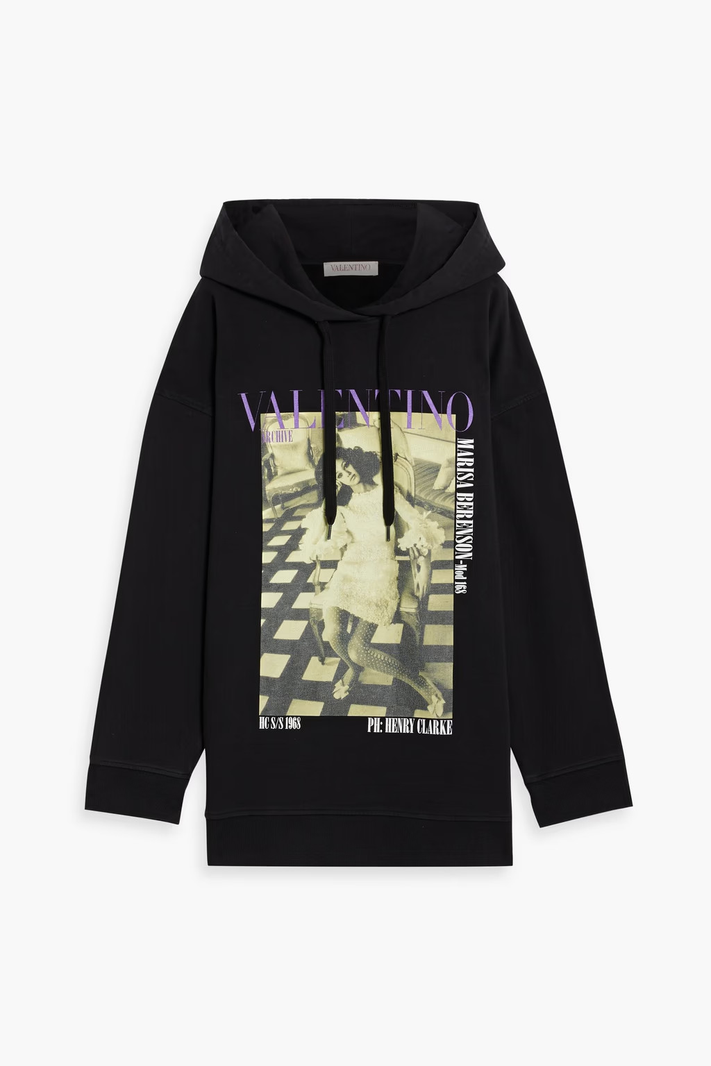 Printed French cotton-terry hoodie | The Outnet (US and CA)