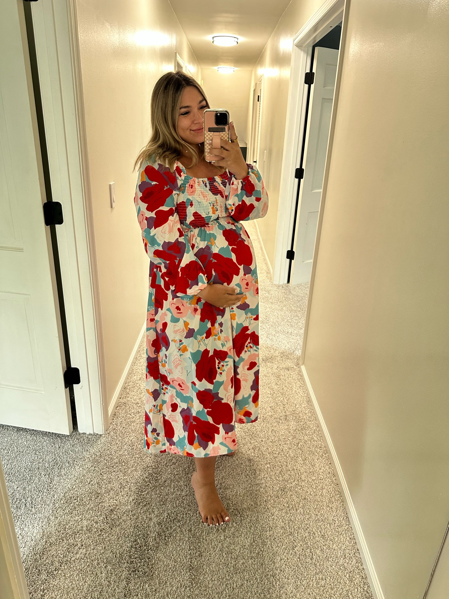 Wearing a size large in this Shein dress 

#LTKFindsUnder50 #LTKBump #LTKMidsize