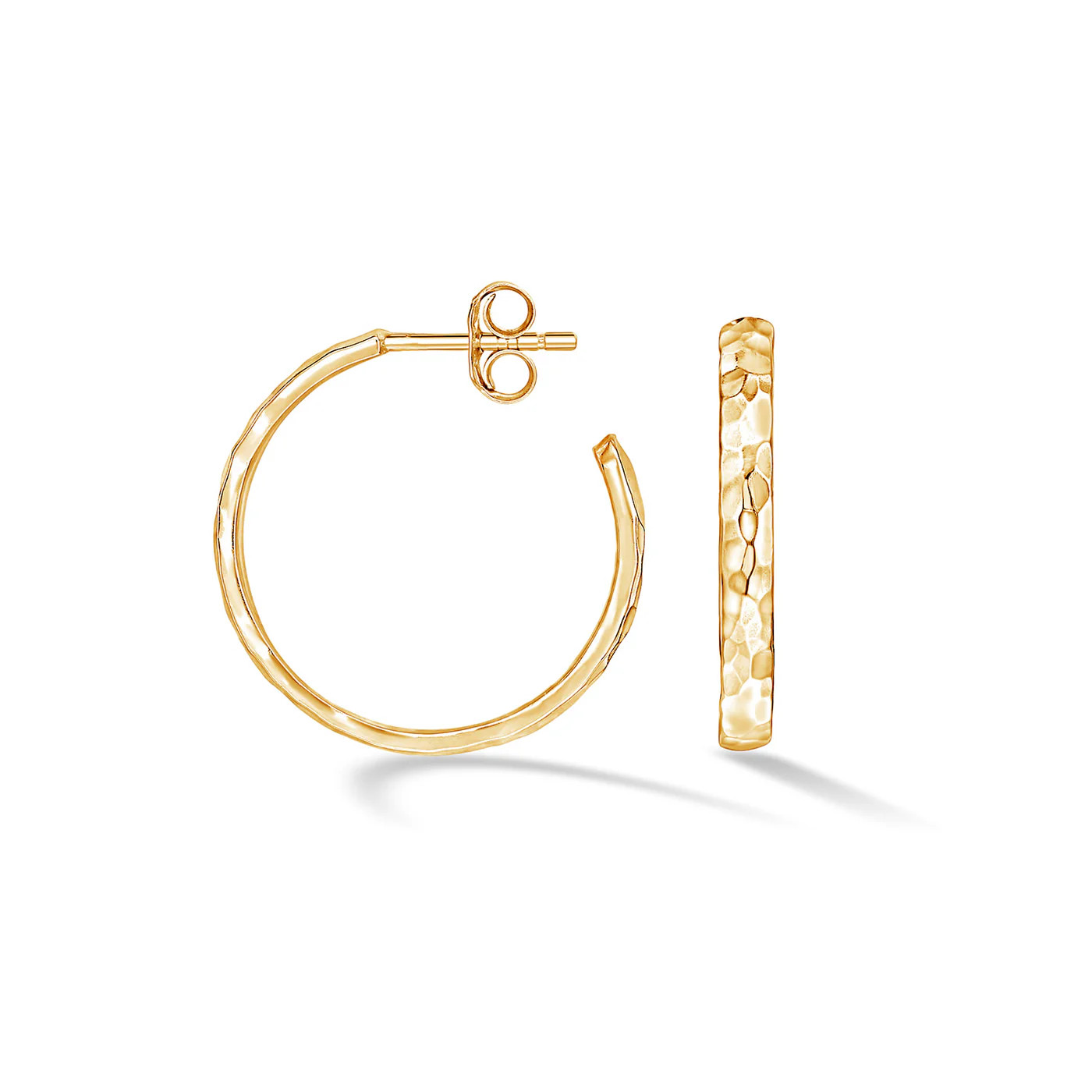 20mm Hammered Hoop Nomad Earrings | Dower & Hall (Global)