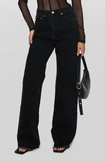 Carey High Waist Wide Leg Denim Jeans | Nordstrom