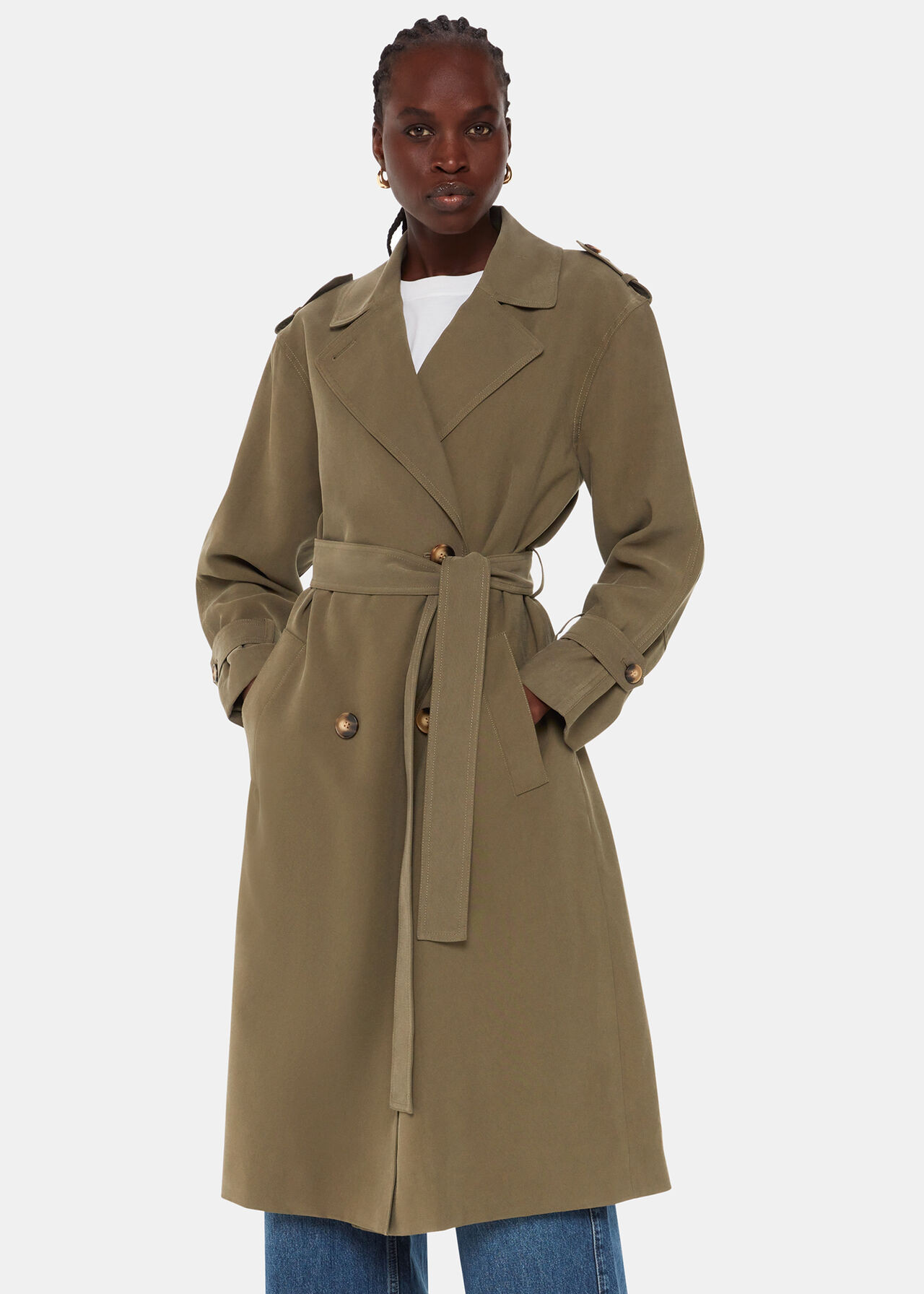 Riley Trench Coat | Whistles