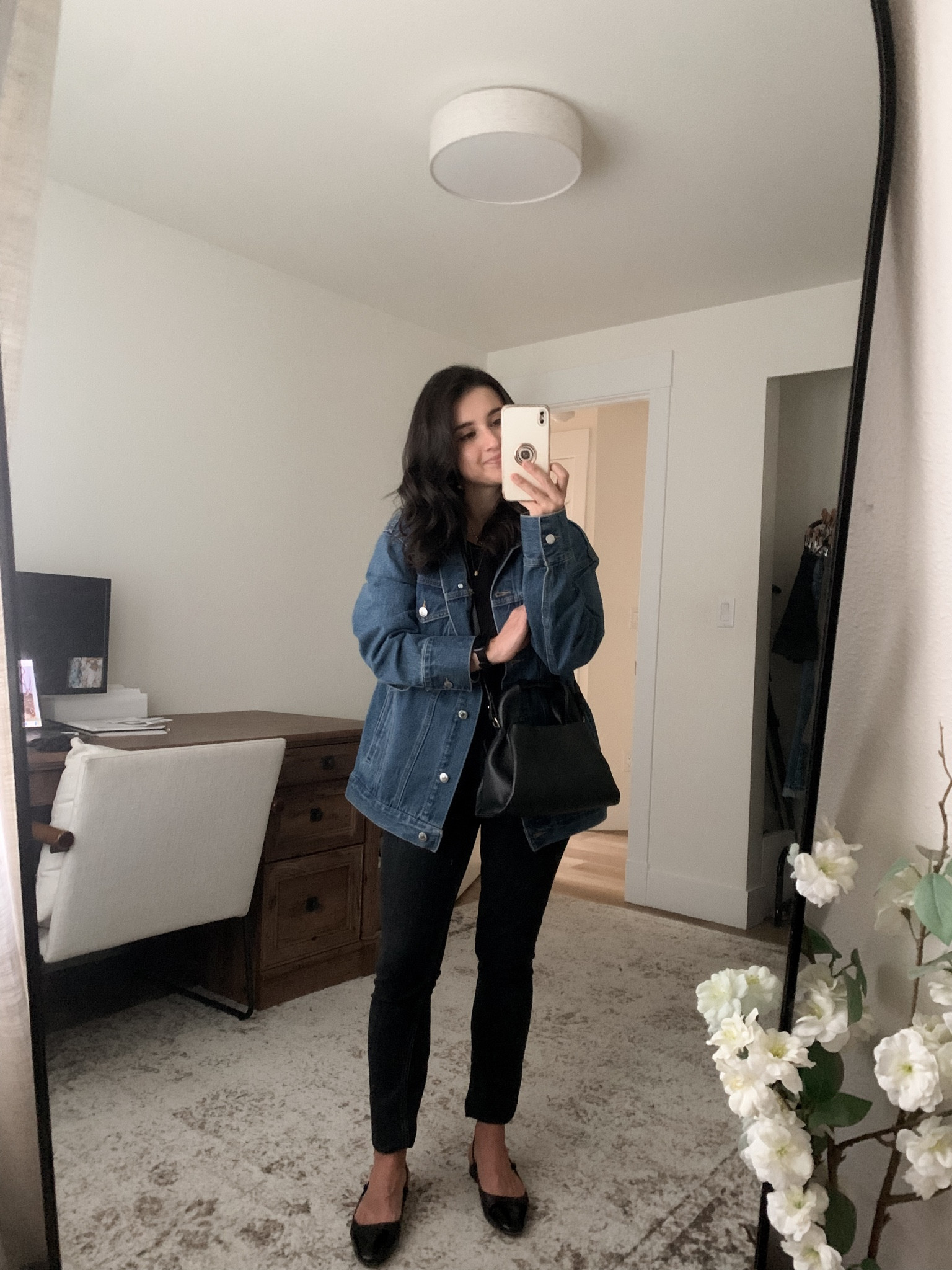 Petite friendly outfit idea! Jacket is XS 
Jeans 24 short 
Tank S 

#LTKfindsunder50 #LTKsalealert #LTKfindsunder100