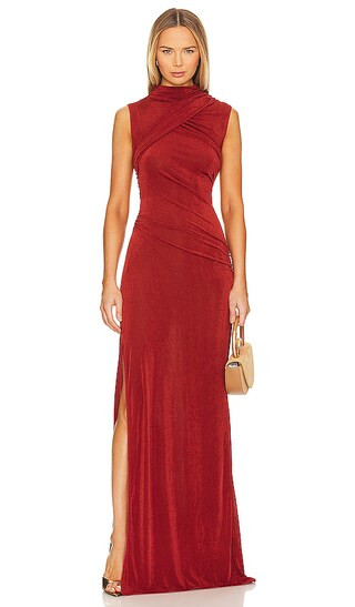 Agyness Dress in Terracotta | Revolve Clothing (Global)