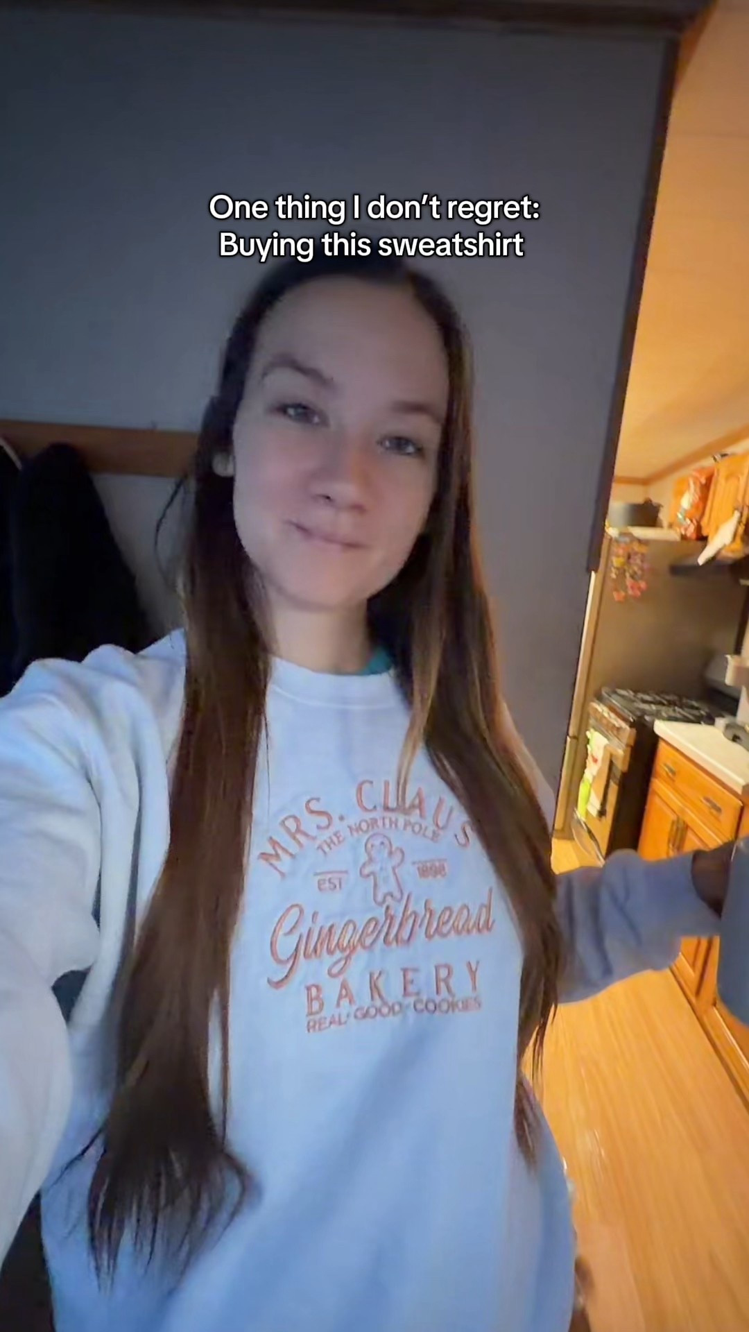 My favorite Christmas sweatshirt! Mrs Claus Bakery embroidered crewneck sweatshirt. I sized up for an oversized cozy fit. Great quality and so cute  

#LTKHoliday #LTKSeasonal #LTKFindsUnder50