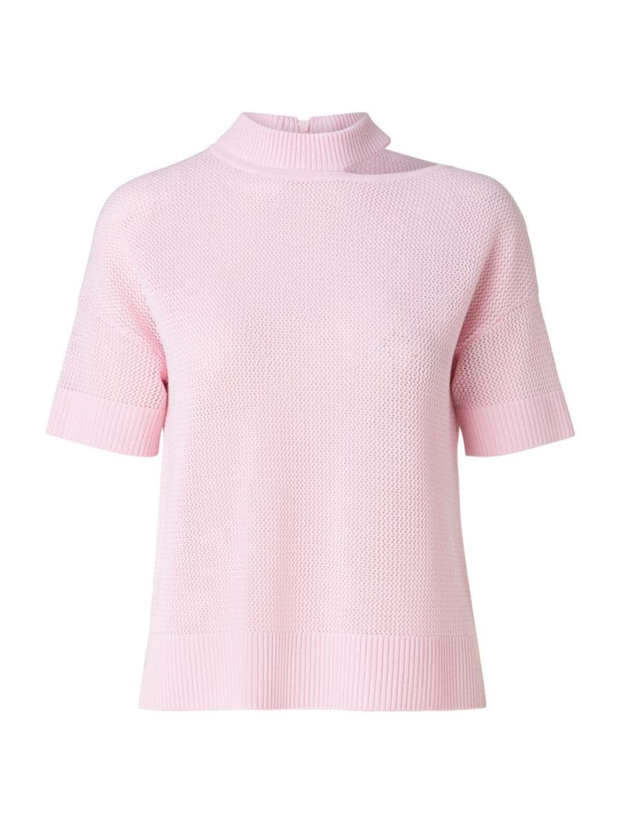 Short-Sleeve Wool Sweater | Saks Fifth Avenue