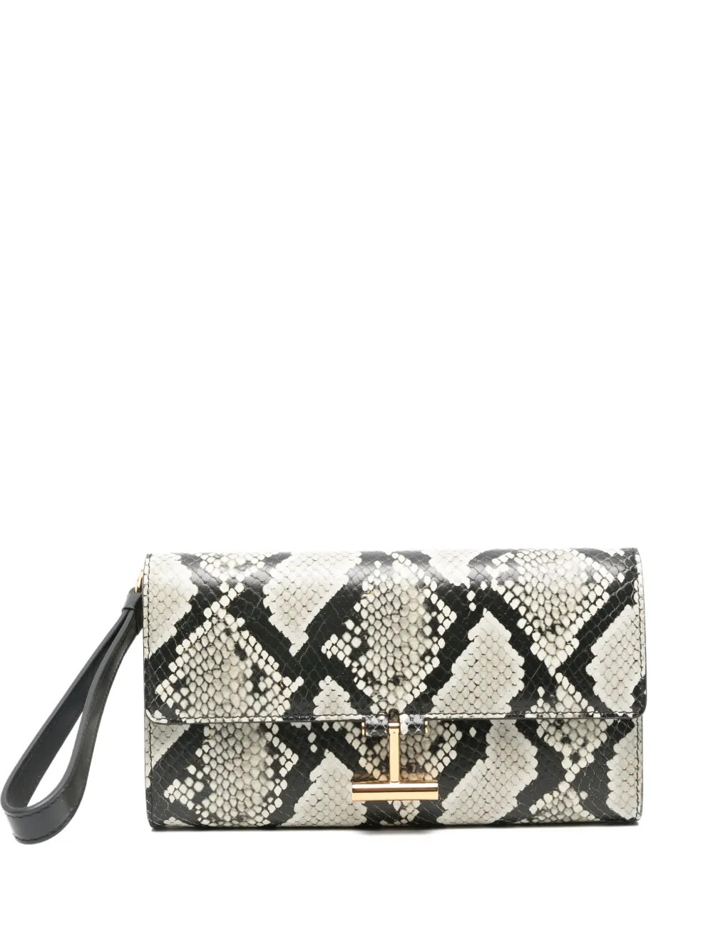 TOM FORD Tara Clutch Bag | Grey | FARFETCH | Farfetch Global