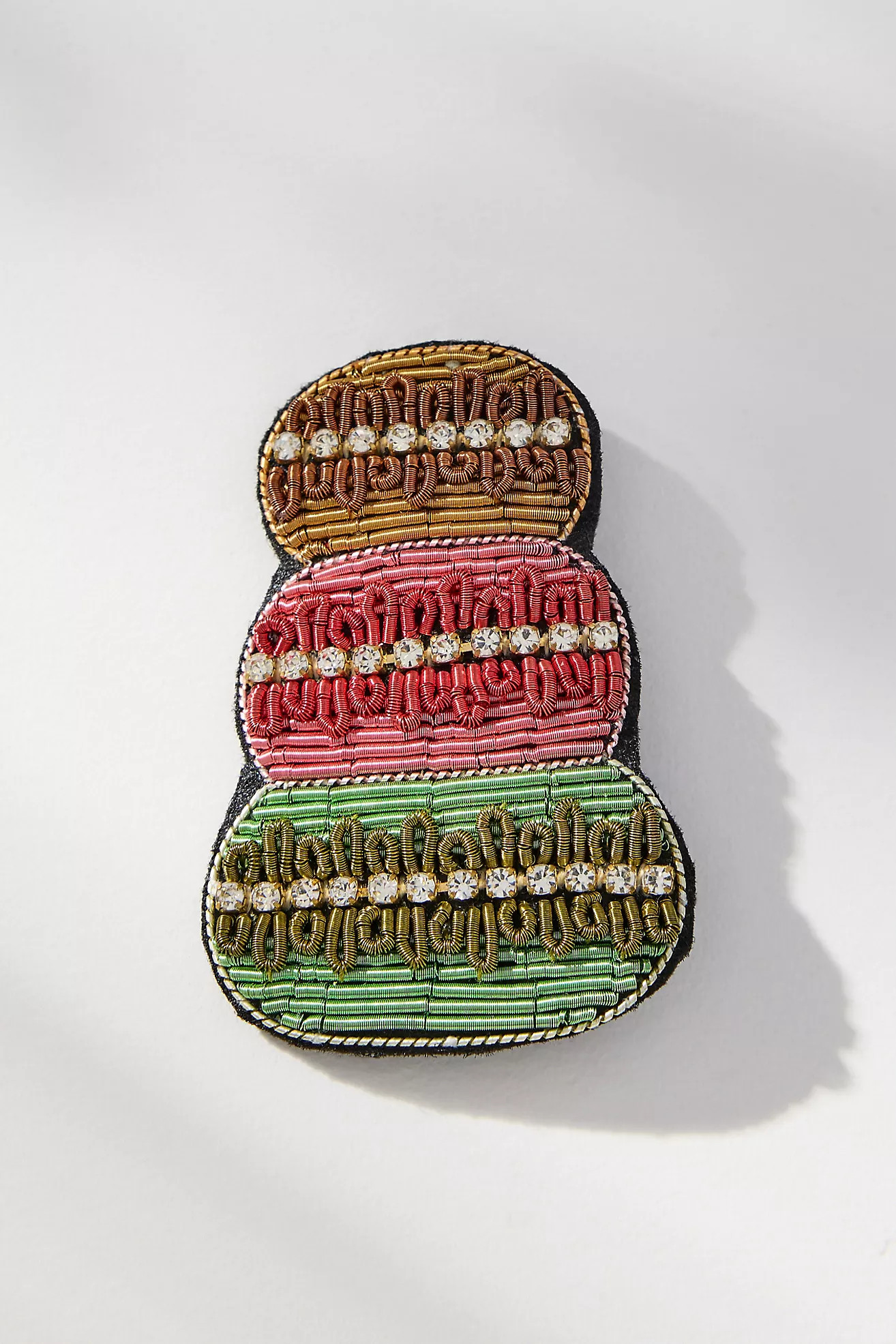 Small Beaded Icon Brooch | Anthropologie (US)