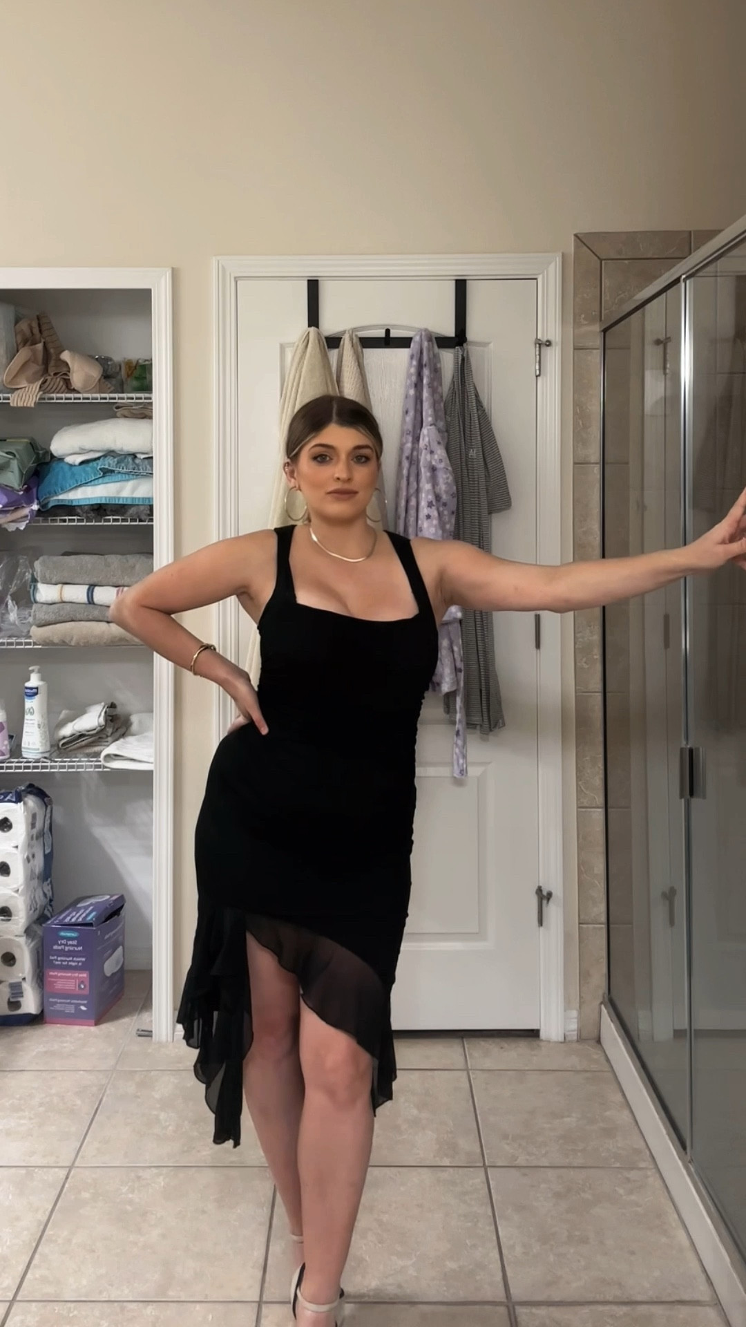 The perfect date night dress does exist! I’m 4 weeks postpartum here and you’d never know, because this little black dress hugs you in all the right places! This would be a great black festival outfit or wedding guest dress too!

#littleblackdress #festivaldress #datenightoutfit #amazondress #blackdress #mididress #bodycondress #rucheddress #weddingguestdress

#LTKSaleAlert #LTKFindsUnder50 #LTKWedding