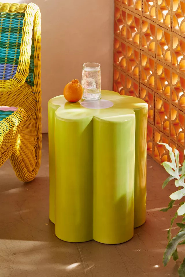 Daisy Indoor/Outdoor Ceramic Side Table | Urban Outfitters (US and RoW)