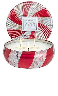 Crushed Candy Cane 3 Wick Tin Candle
                    
                    Voluspa | Revolve Clothing (Global)