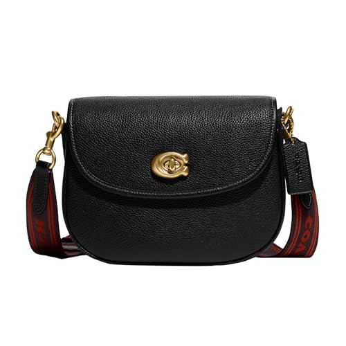 Coach Willow Saddle Bag, Black | Amazon (US)