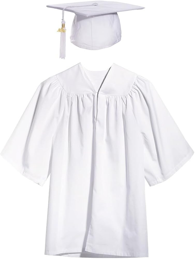 Happy Graduates Child Matte Graduation Sets, Cap, Gown, Tassel, Charm | Amazon (US)